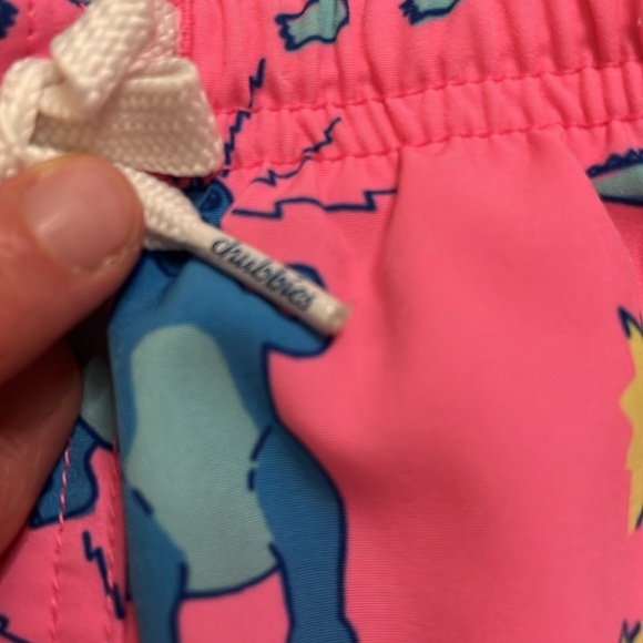 Chubbier Hot Pink Godzilla Baby Boy Swim Trunks Size 12 months - Picture 2 of 7